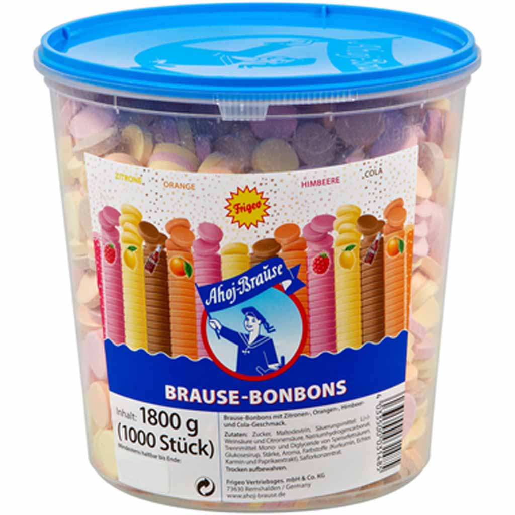 Ahoj-Brause Brause Bonbons 1000er 1800g MHD:30.7.26