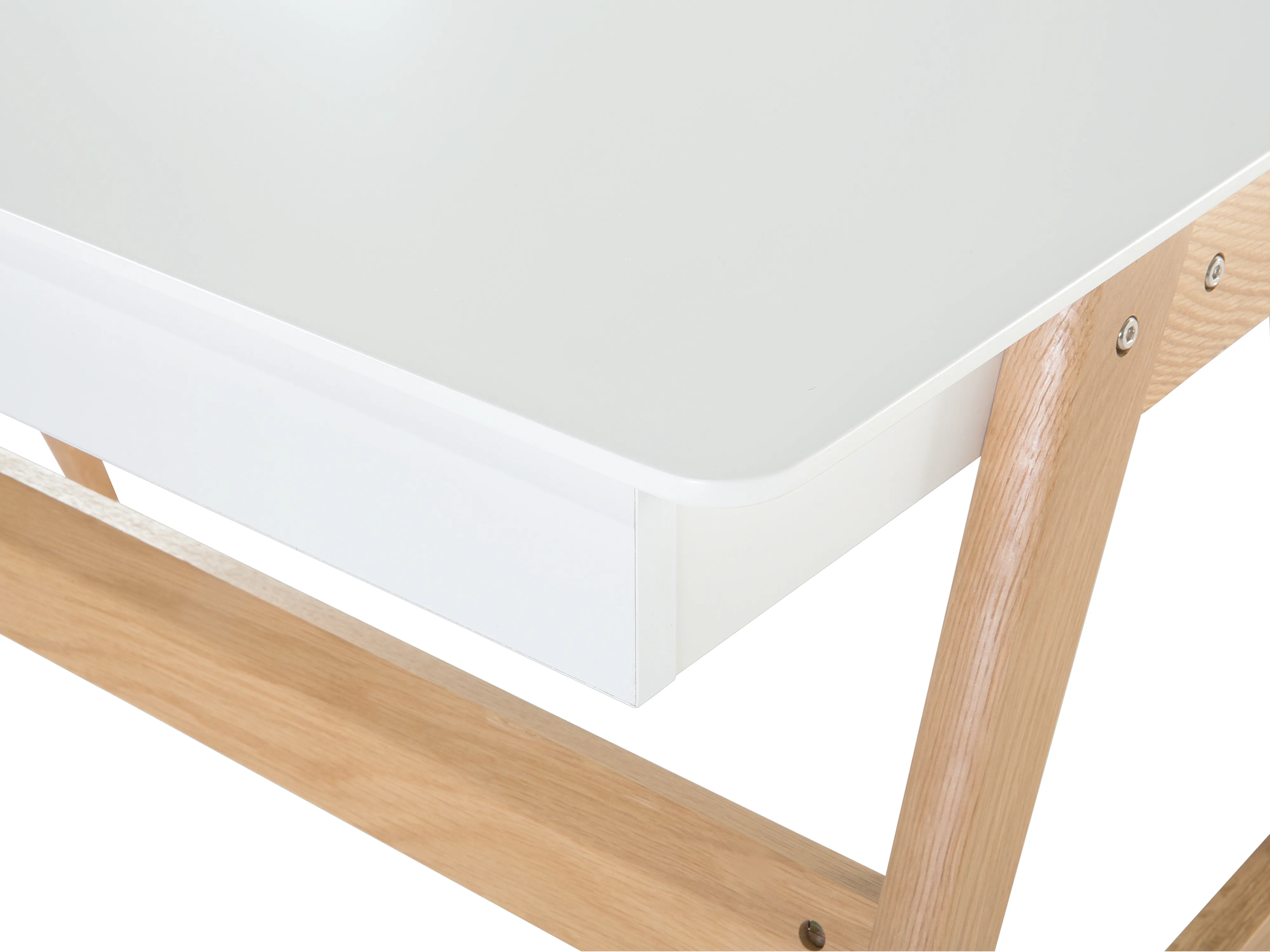 Bureau SHESLAY Wit 120 cm 70 cm met lades
