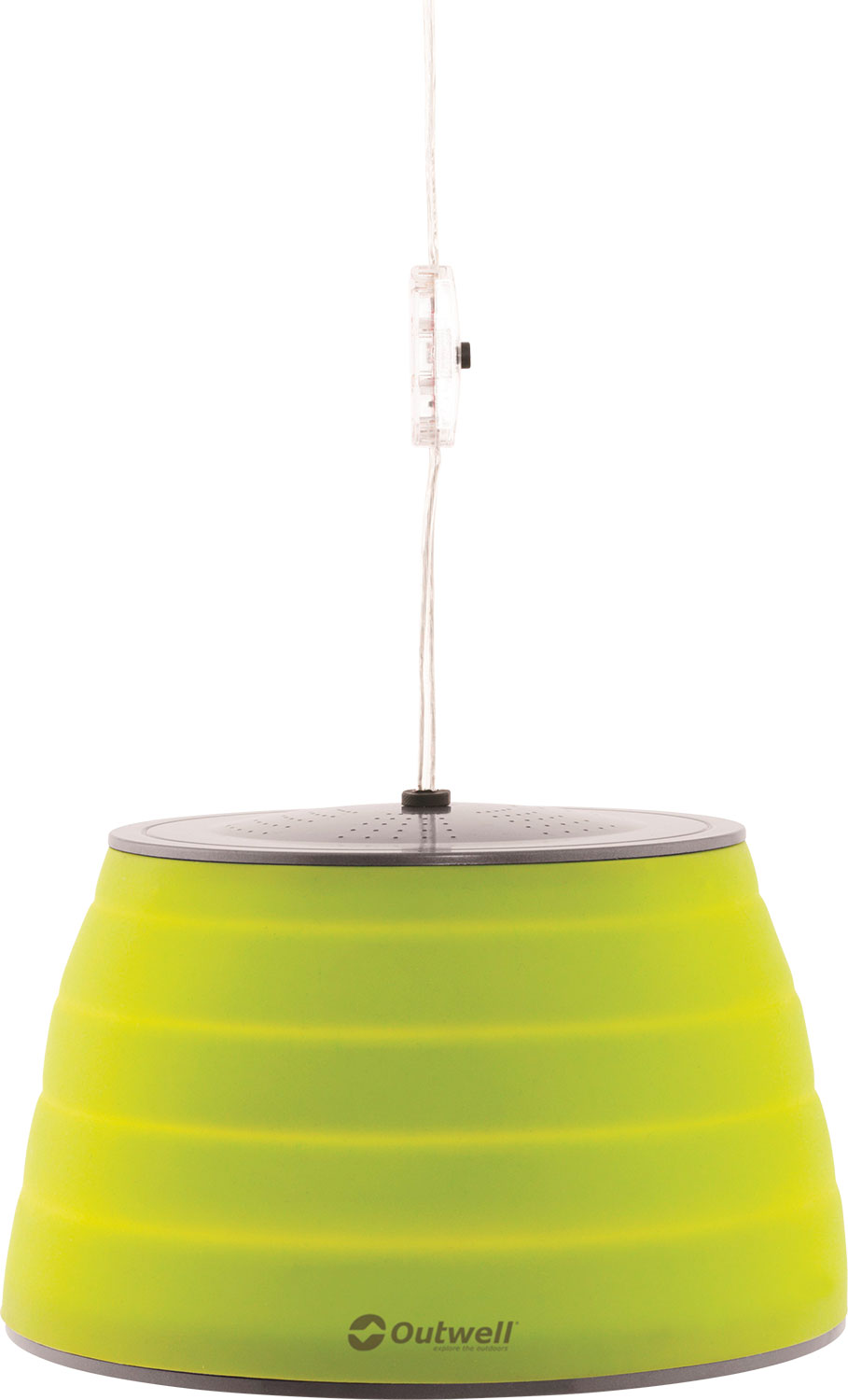 Outwell Sargas Lux Campingleuchte dimmbar 11,5 x 15 cm grün