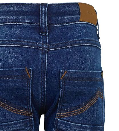 Minymo Bukser - Stretch Slim Fit - Blå Denim