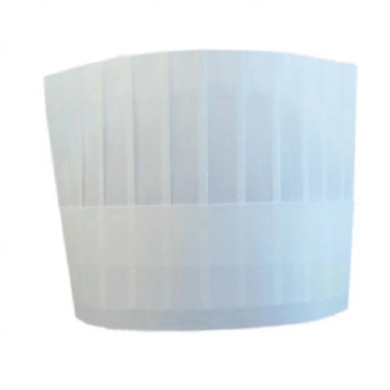 GDP - Toque cuisinier papier ajustable - x10