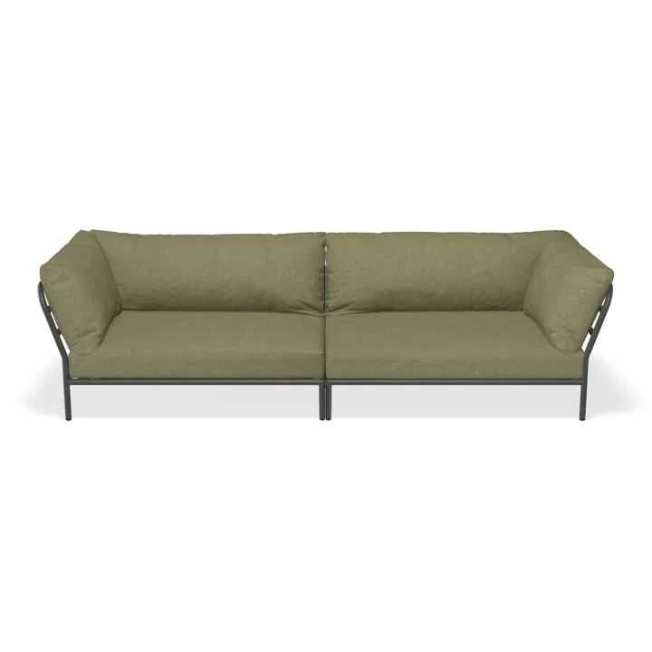 HOUE - Level 2 Loungeset 4, dark grey / leaf