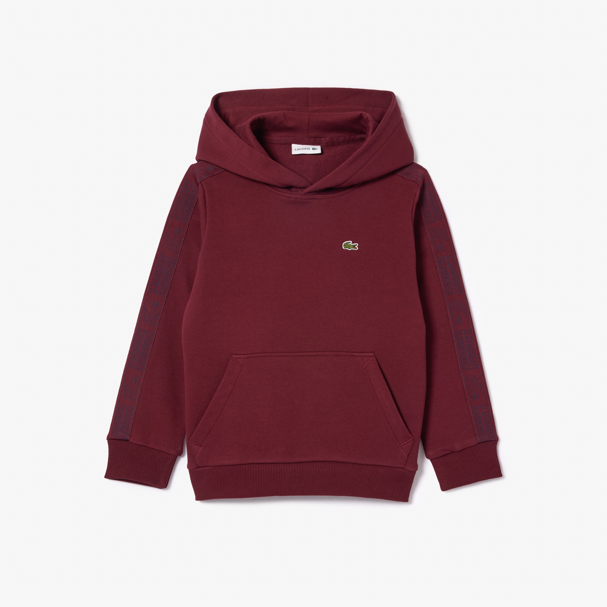 Sweatshirt à capuche en molleton de coton Pullovers & Sweatshirts - Rouge - Lacoste - Enfant
