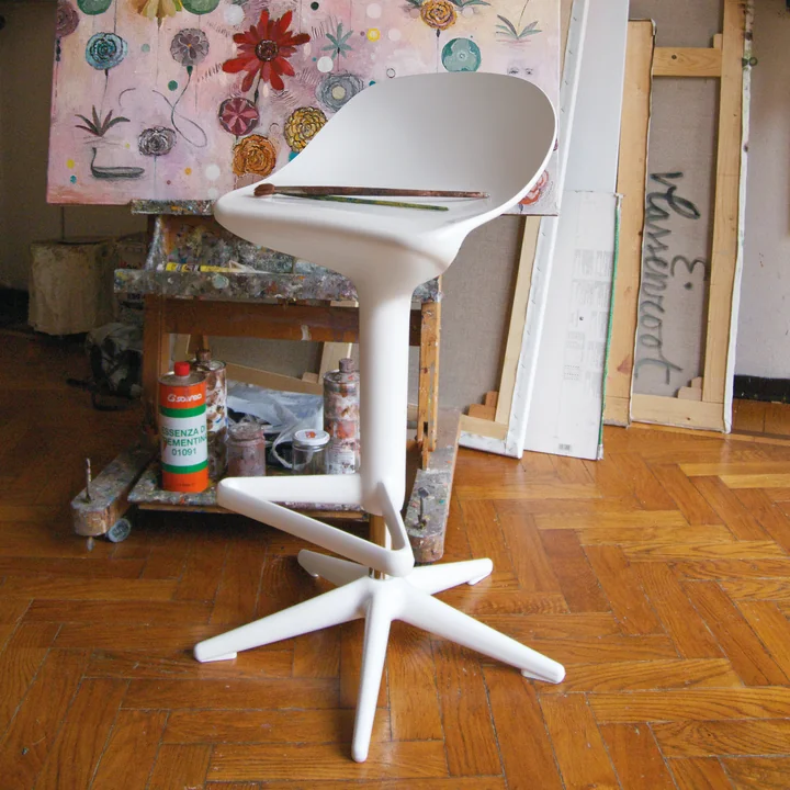 Kartell - Spoon Barhocker, schwarz