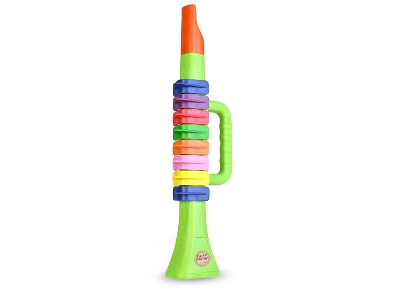 Bontempi Musikinstrument Trompete 27 cm, 8 Tasten Musikalisches Spielzeug