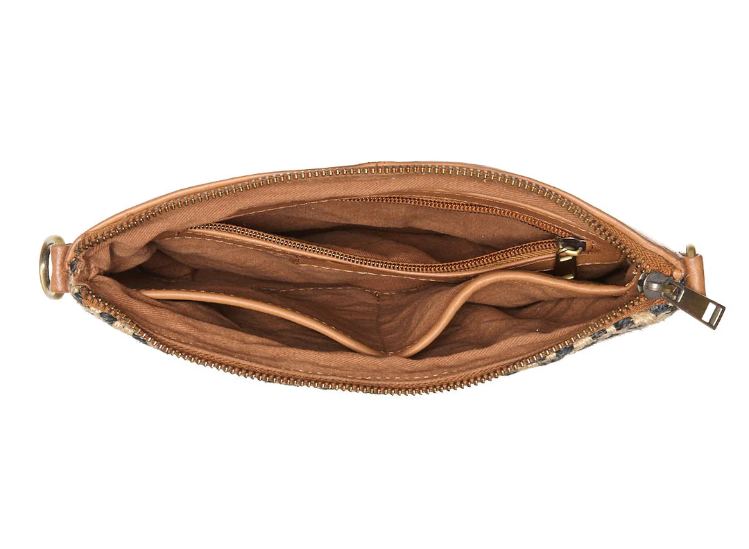 Chabo - Romio Jaquard Crossbody - Cognac