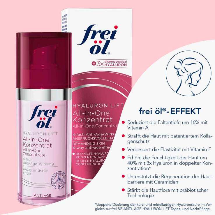 Frei Öl Anti-Age Hyaluron Lift all-in-one Konzentrat , 30 ml
