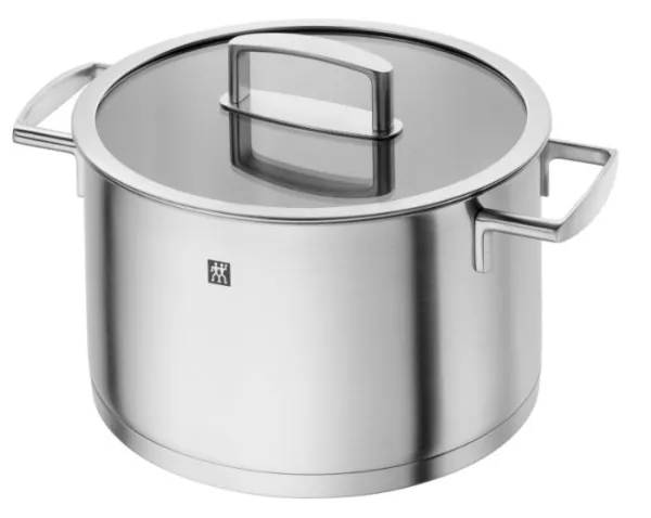 ZWILLING Vitality, Rustfrit stål, Rustfrit stål, Rustfrit stål, Rustfrit stål, Glas, Keramisk, Gas, Halogen, Induktion, Forseglet plade