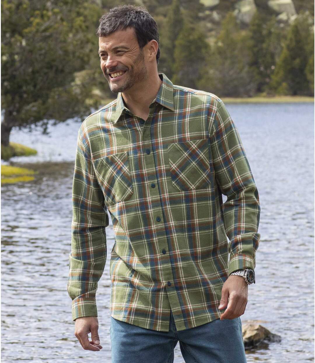 Chemise Flanelle à Carreaux Forest