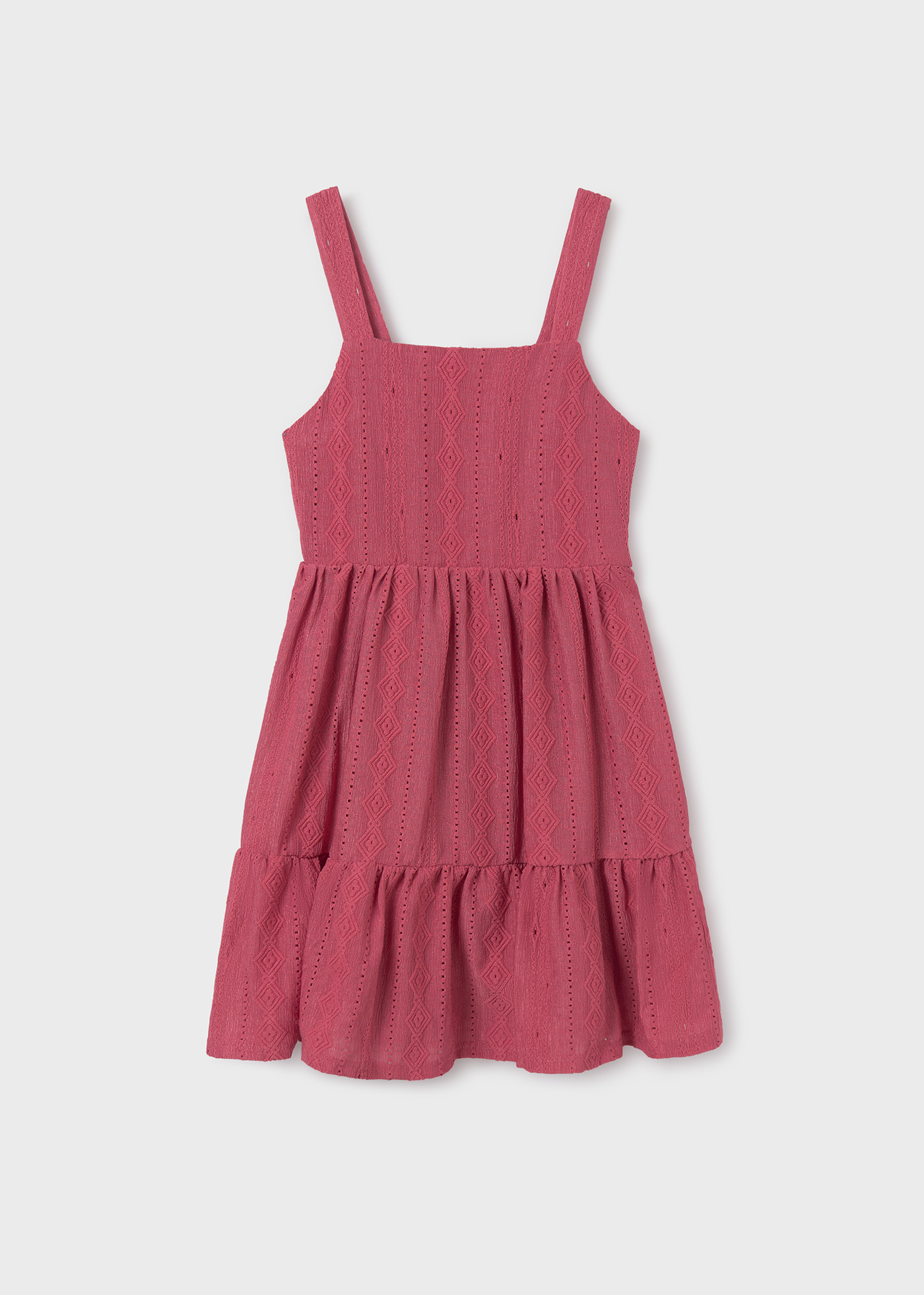 Vestido perfurado para menina