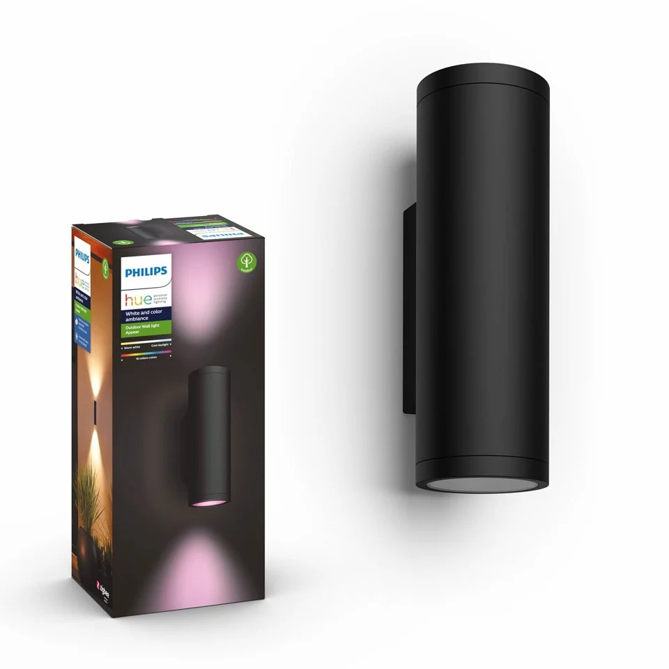 Philips Hue - 2x Appear Udendørs Væglampe - Bundle