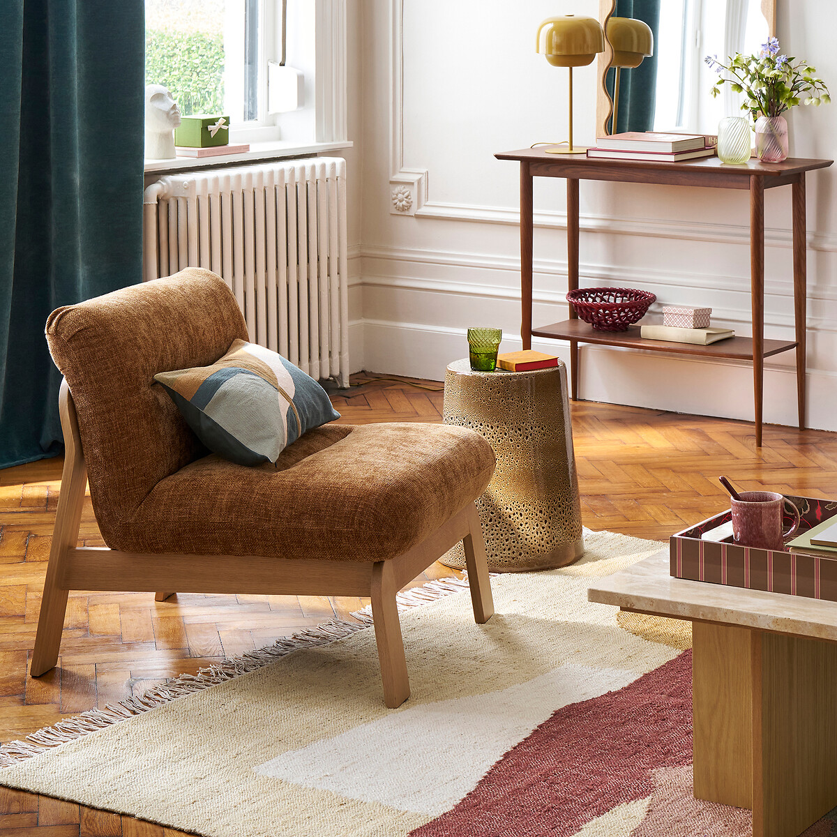 LA REDOUTE INTERIORS<br>Poltrona baixa estofada, Talet