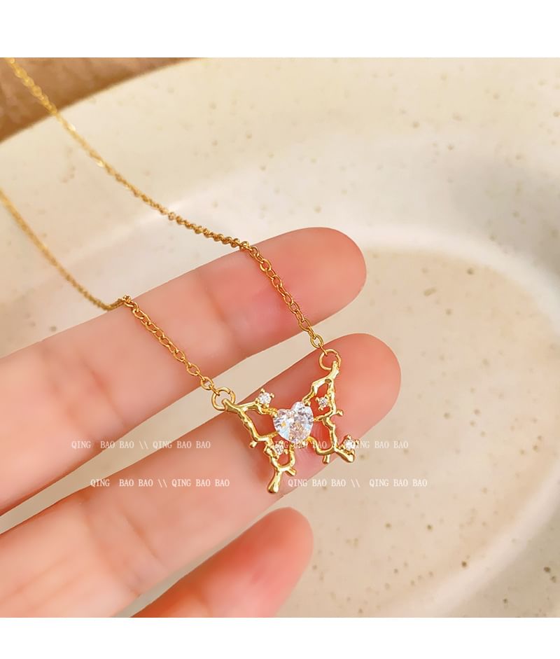 LIVSIA - Vlinder CZ Ketting