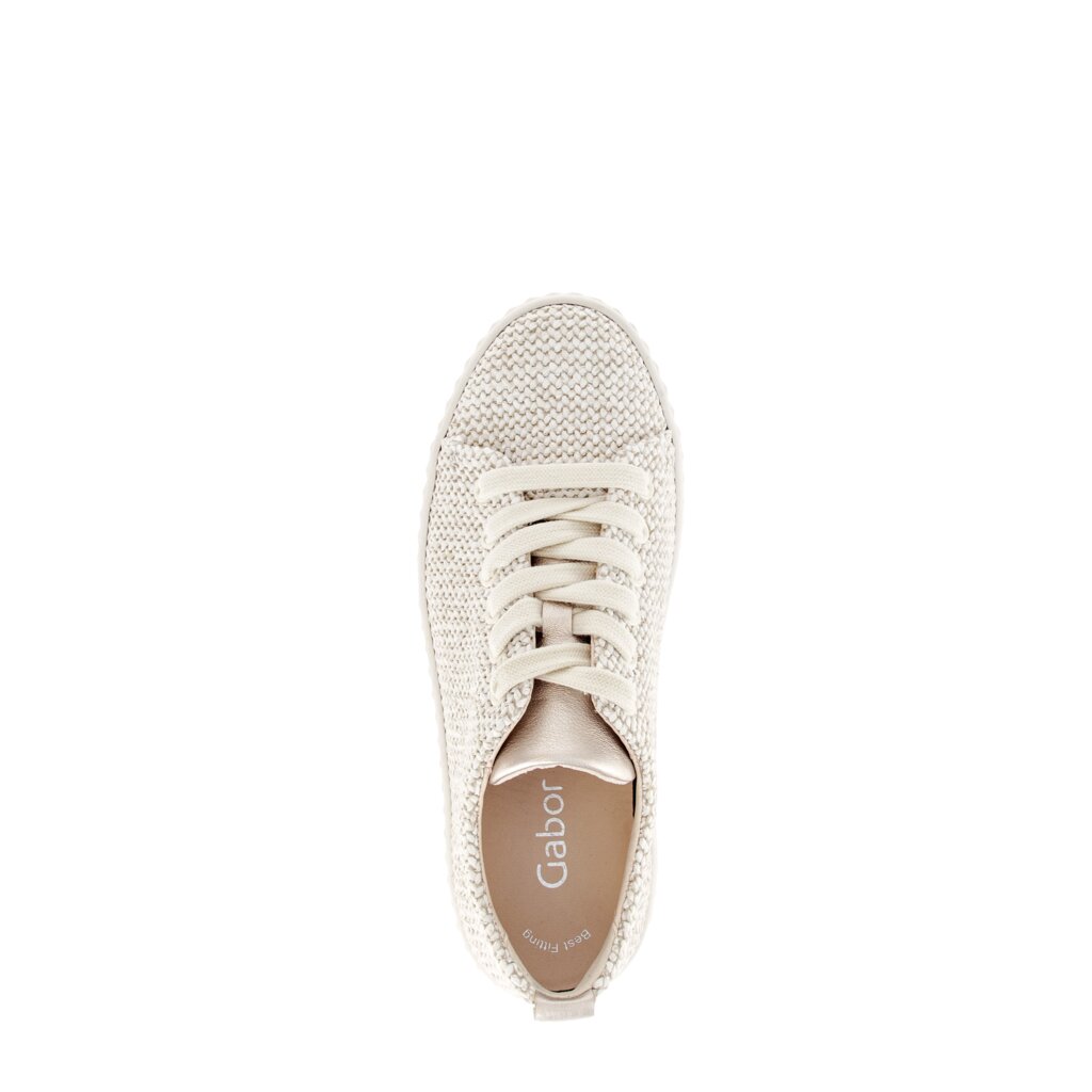 Lage sneaker beige