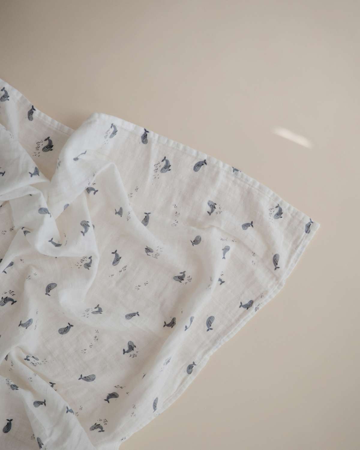 Swaddle Teppe – 100% Økologisk Musselin | 120x120cm