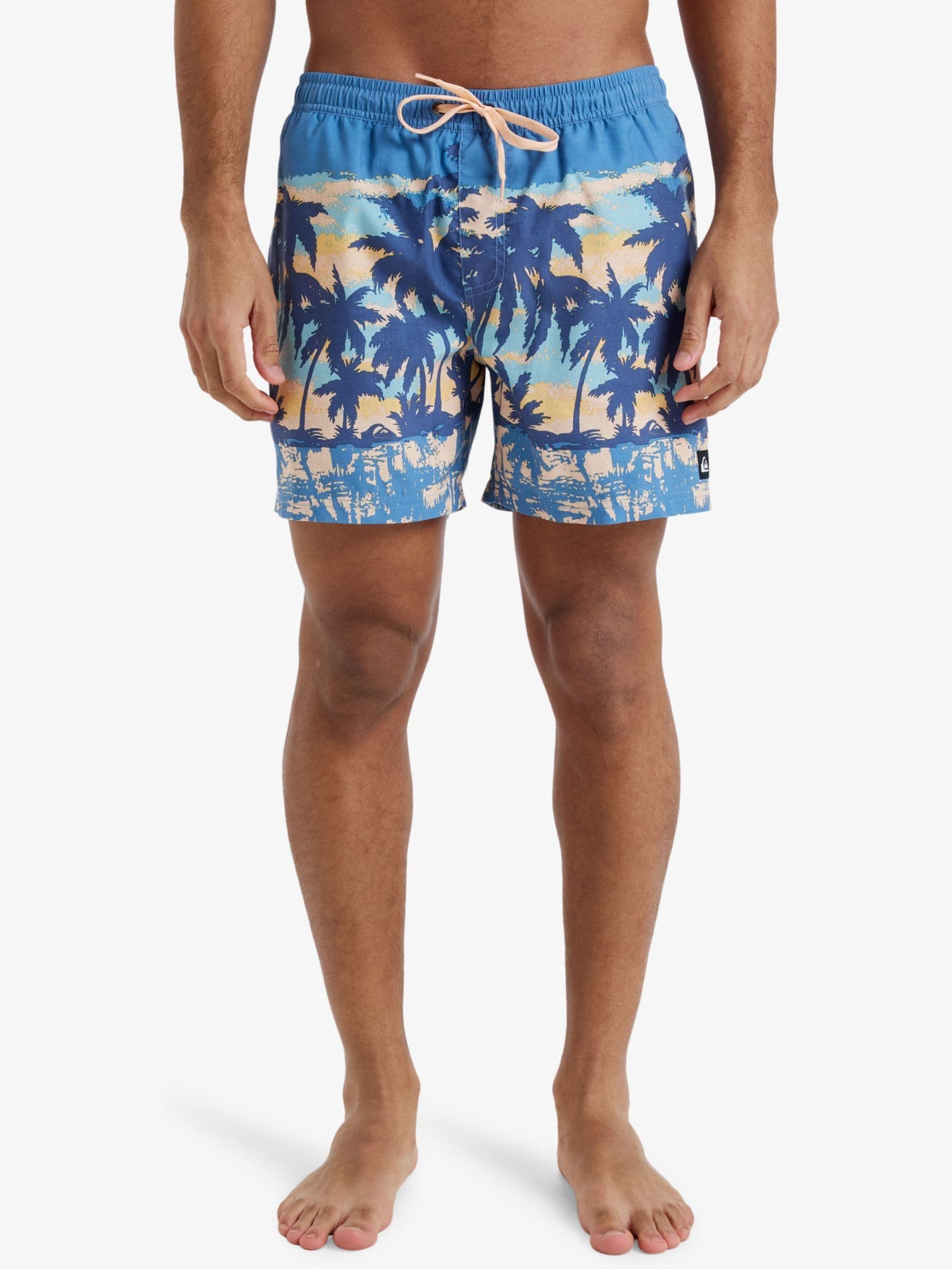 Quiksilver Everyday Straight Volley 15 Zwembroek met tropische print
