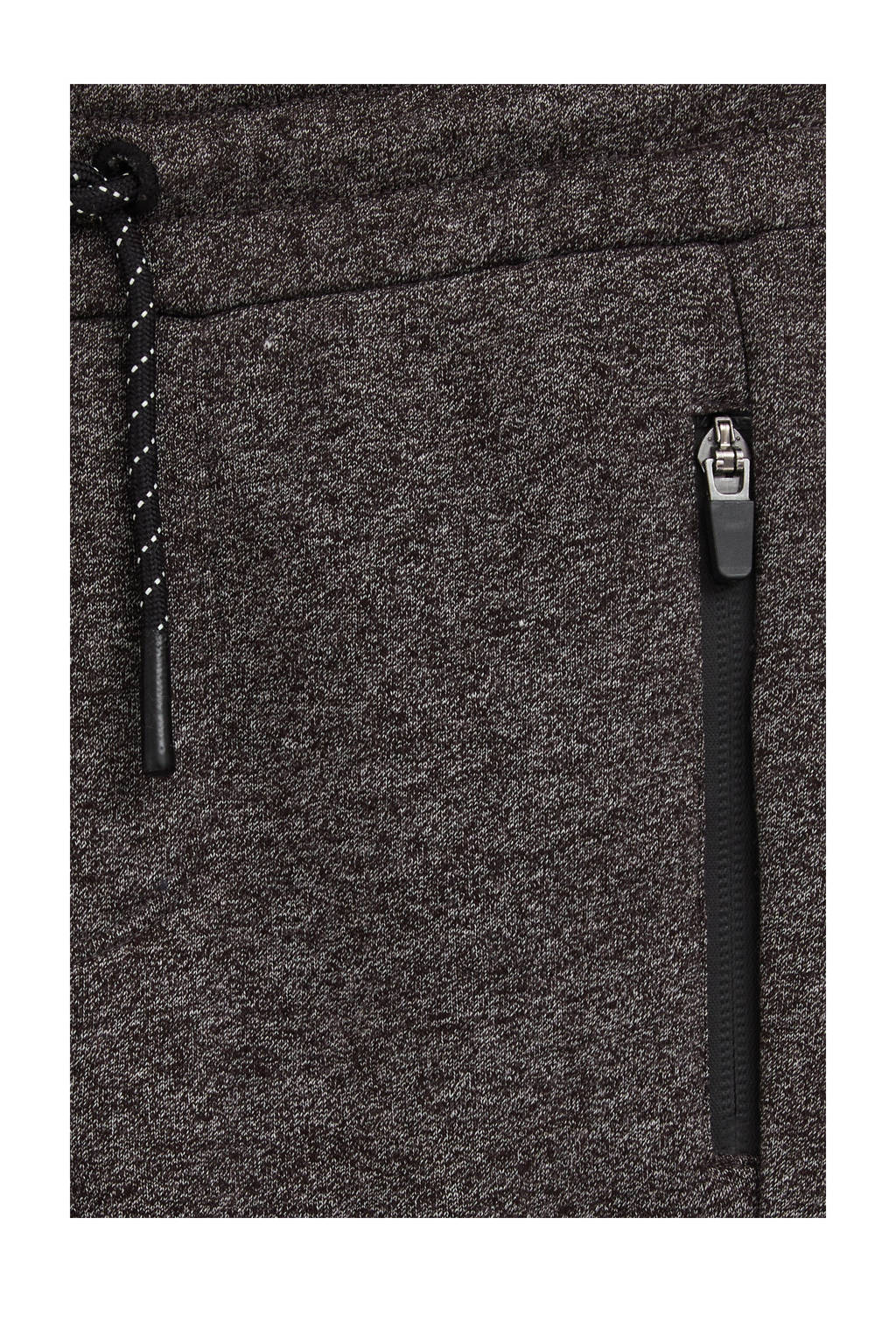 WE Fashion gemêleerde slim fit joggingbroek hippo
