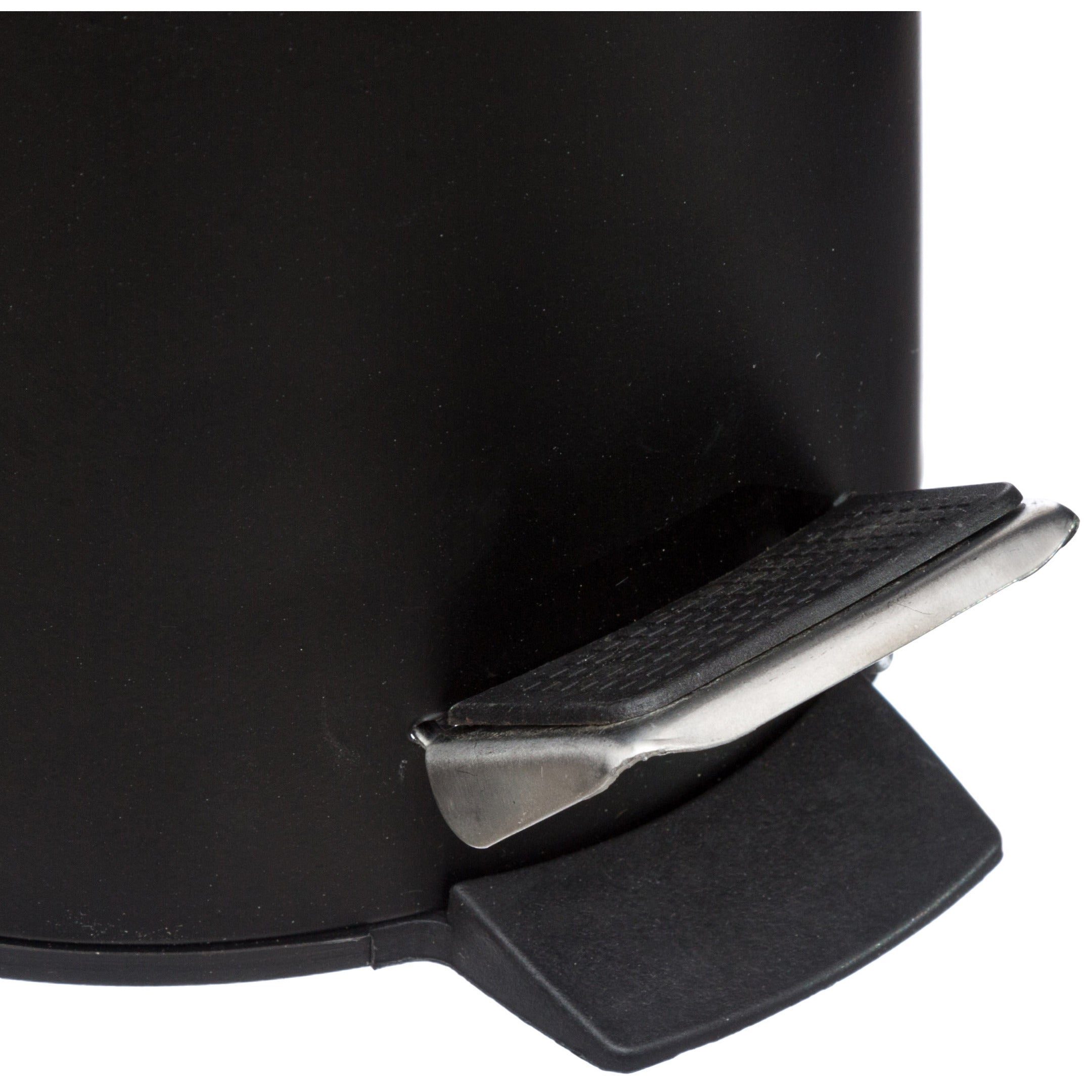 5Five Pedaalemmer - zwart - metaal - 3 L - 17 x 25 cm