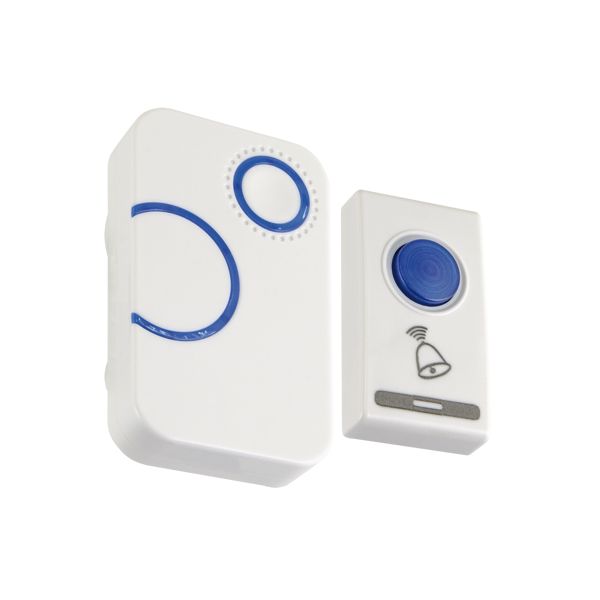 Campainha Portátil sem Fios - Branco