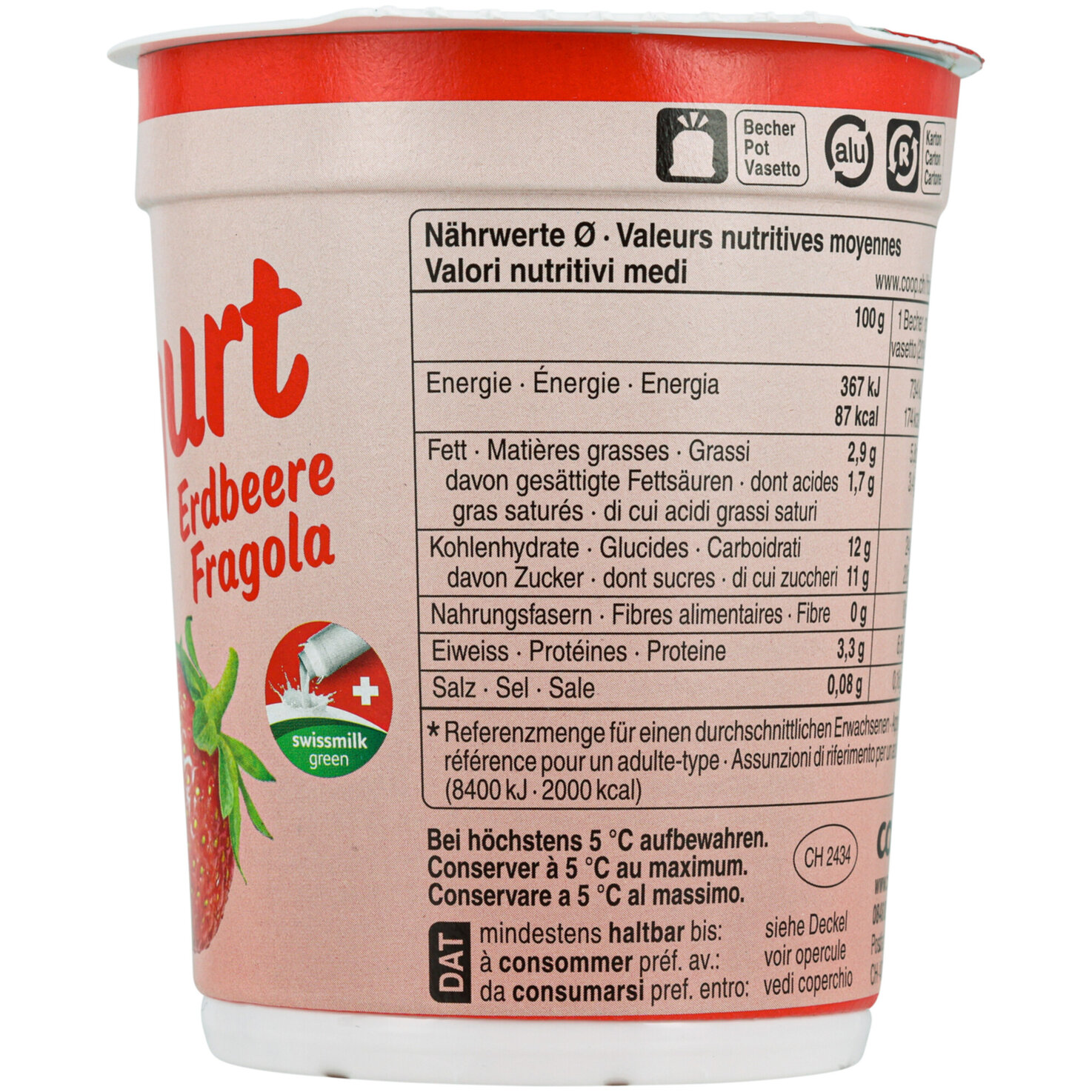 Prix Garantie Joghurt Erdbeere 2x200g