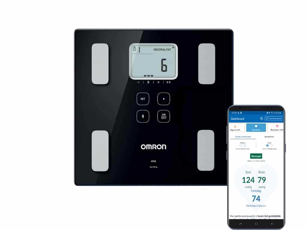 OMRON - VIVA Smart Analysevægt - Sort - 5 Års Garanti