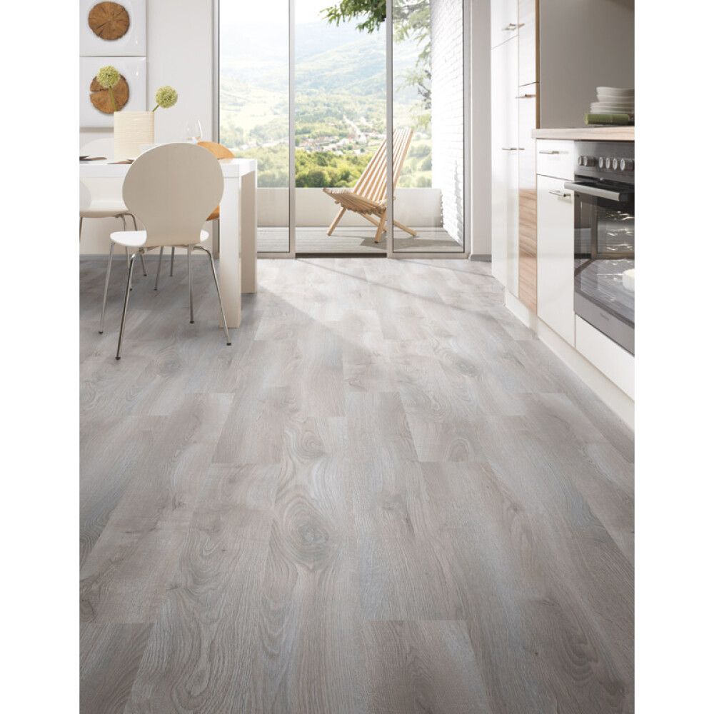 LAMINATGULV ANTRASITT EIK 7843 K31 1285X192X8MM 2,22M2/PK