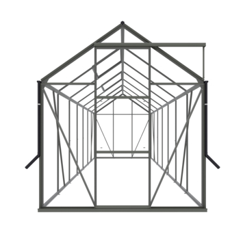 Royal Well Kate V kweekkas aluminium groengrijs 8,33 m²