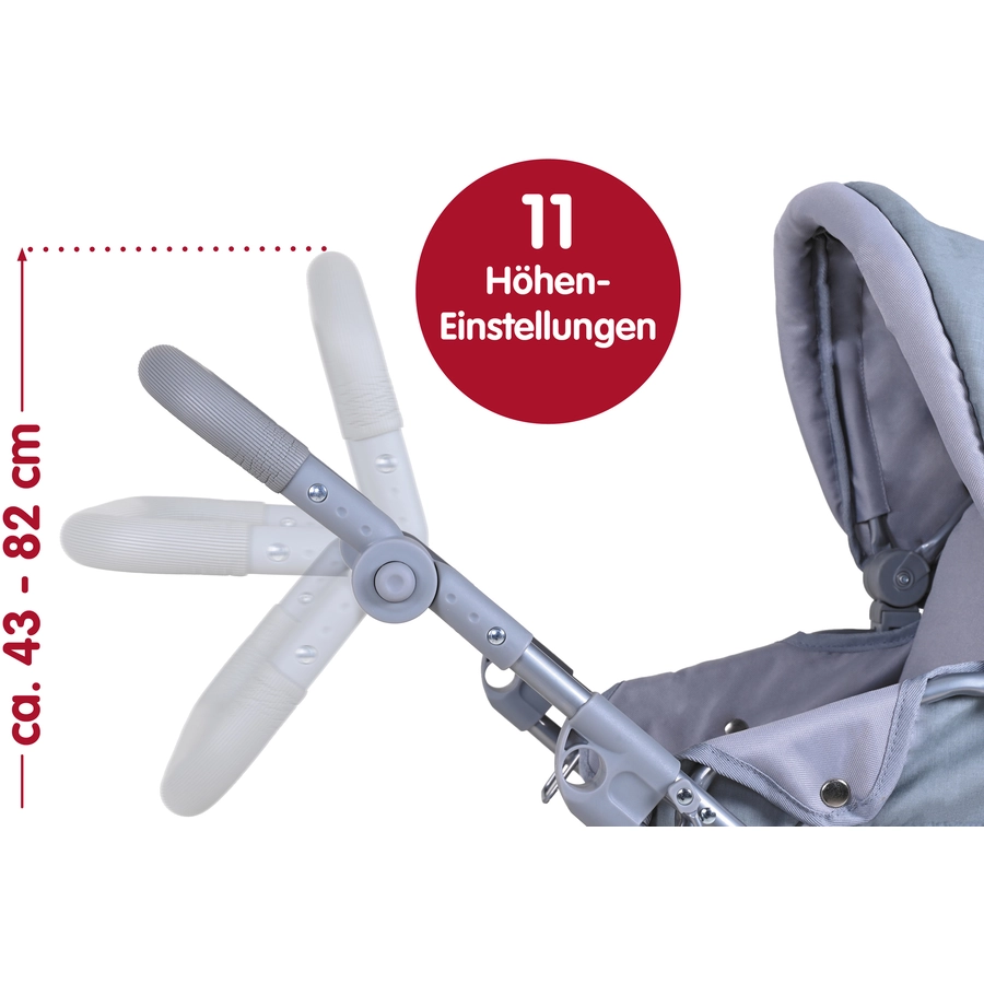 knorr toys® Puppenwagen Boonk - berry rosa