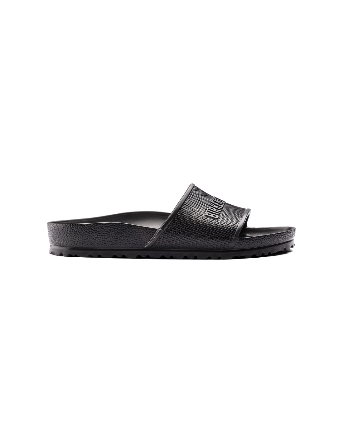 birkenstock Claquettes homme barbados caoutchouc noir