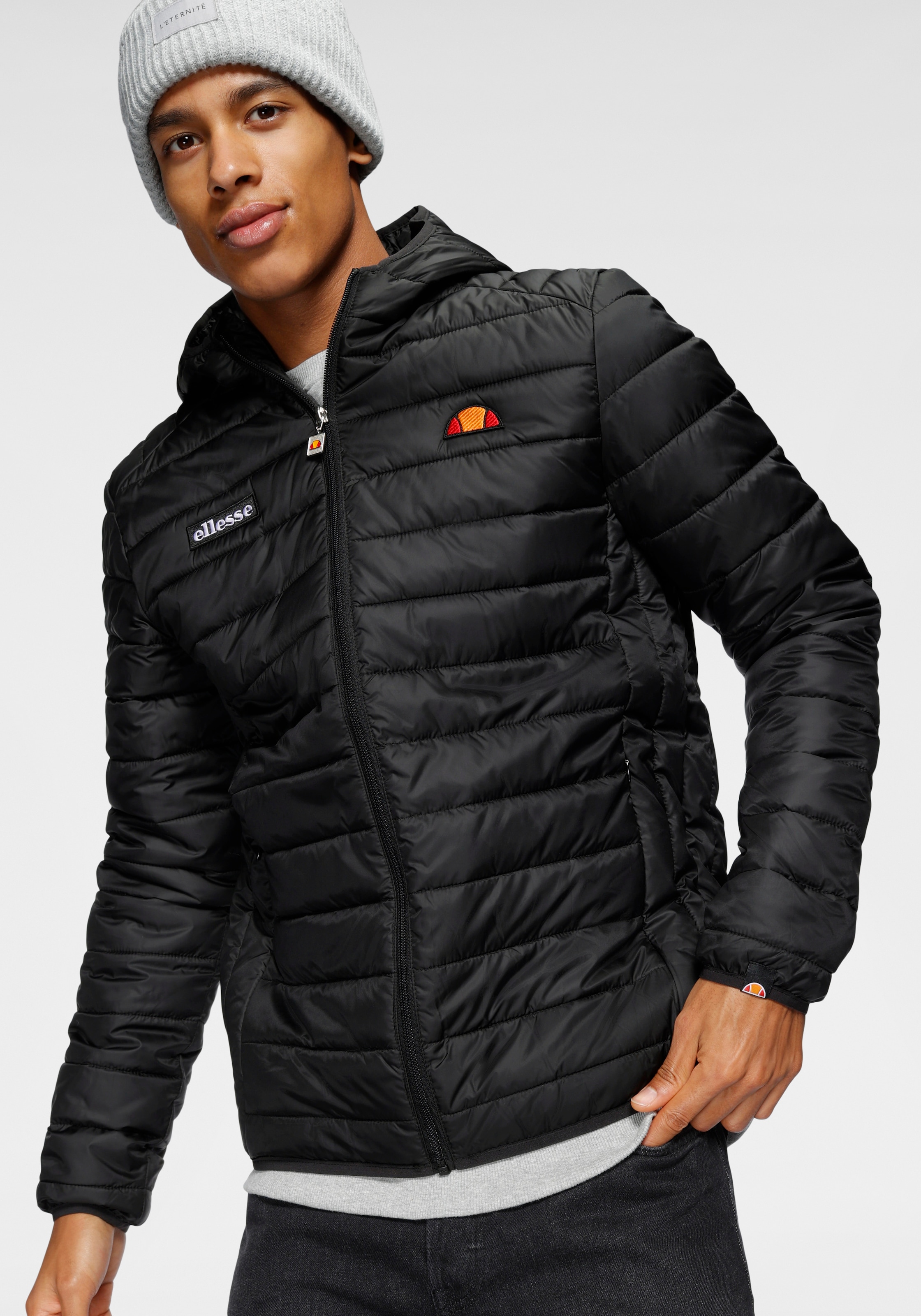 Ellesse Outdoorjacke »Lombardy Padded Jacket« mit Kapuze