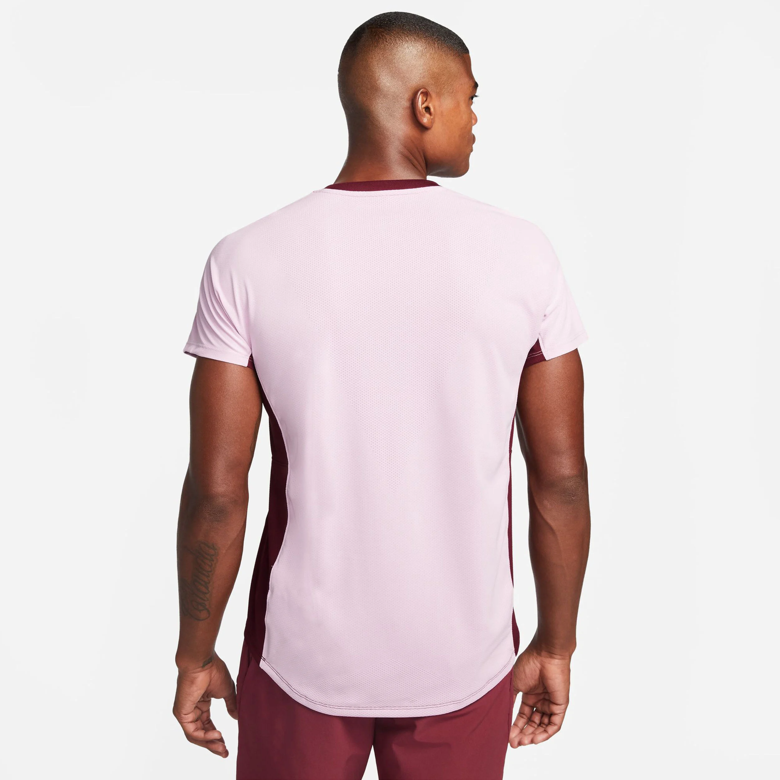 Nike Dri-Fit Advantage Slam Ultimate Polo Hommes - Rouge Foncé , Lilas