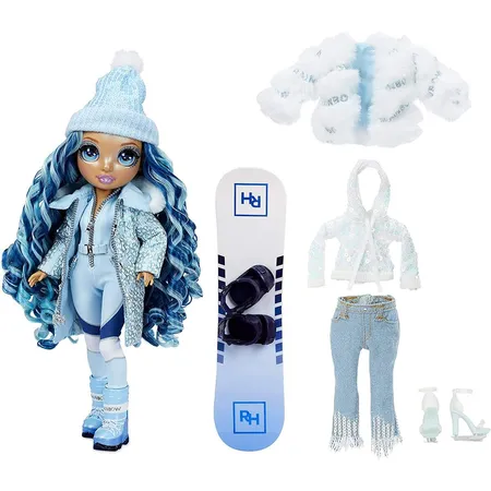 MGA Entertainment Rainbow High Winter Break Fashion Doll- Skyler Bradshaw (Blue)