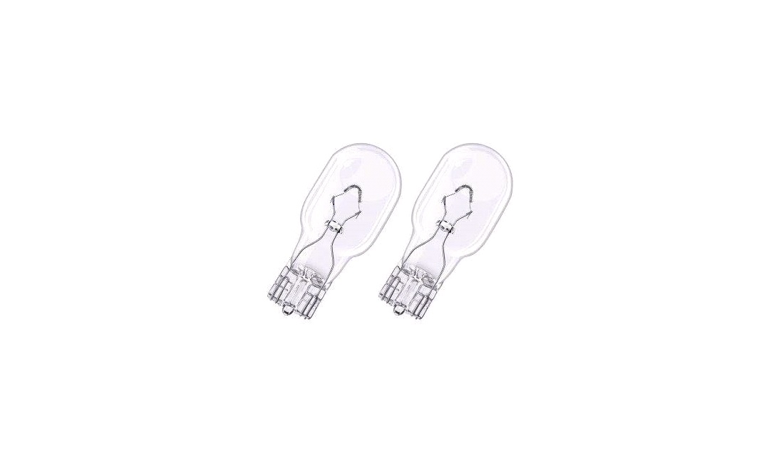 Pæresæt 12V-16W glassokkel W16W W2.1x9.5d Osram