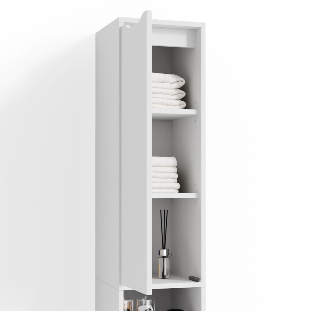 Vicco Badschrank Hochschrank Badezimmerschrank Ruben Badregal Badmöbel 7 Fächer