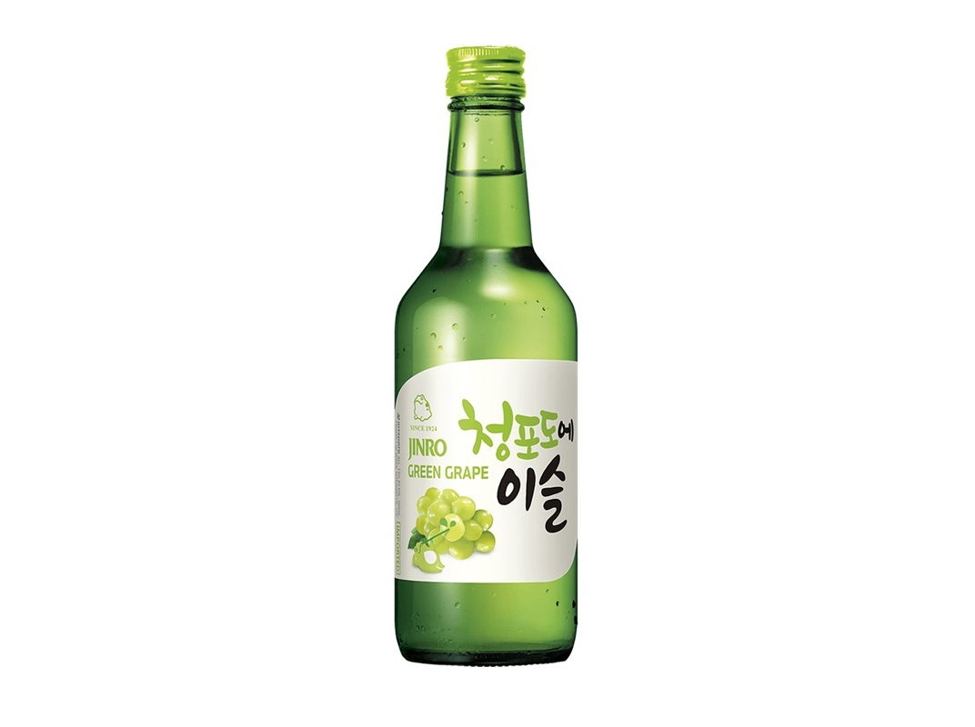 BEBIDA SOJU JINRO UVA VERDE 13% VOL 350ML