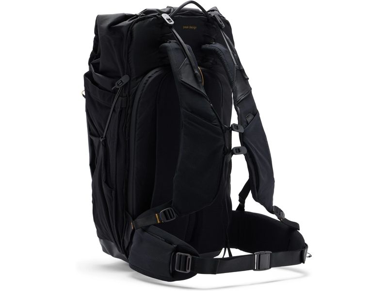 Peak Design Fotorucksack Outdoor-Rucksack 45L – Schwarz Leichter, rahmenloser Tagesrucksack