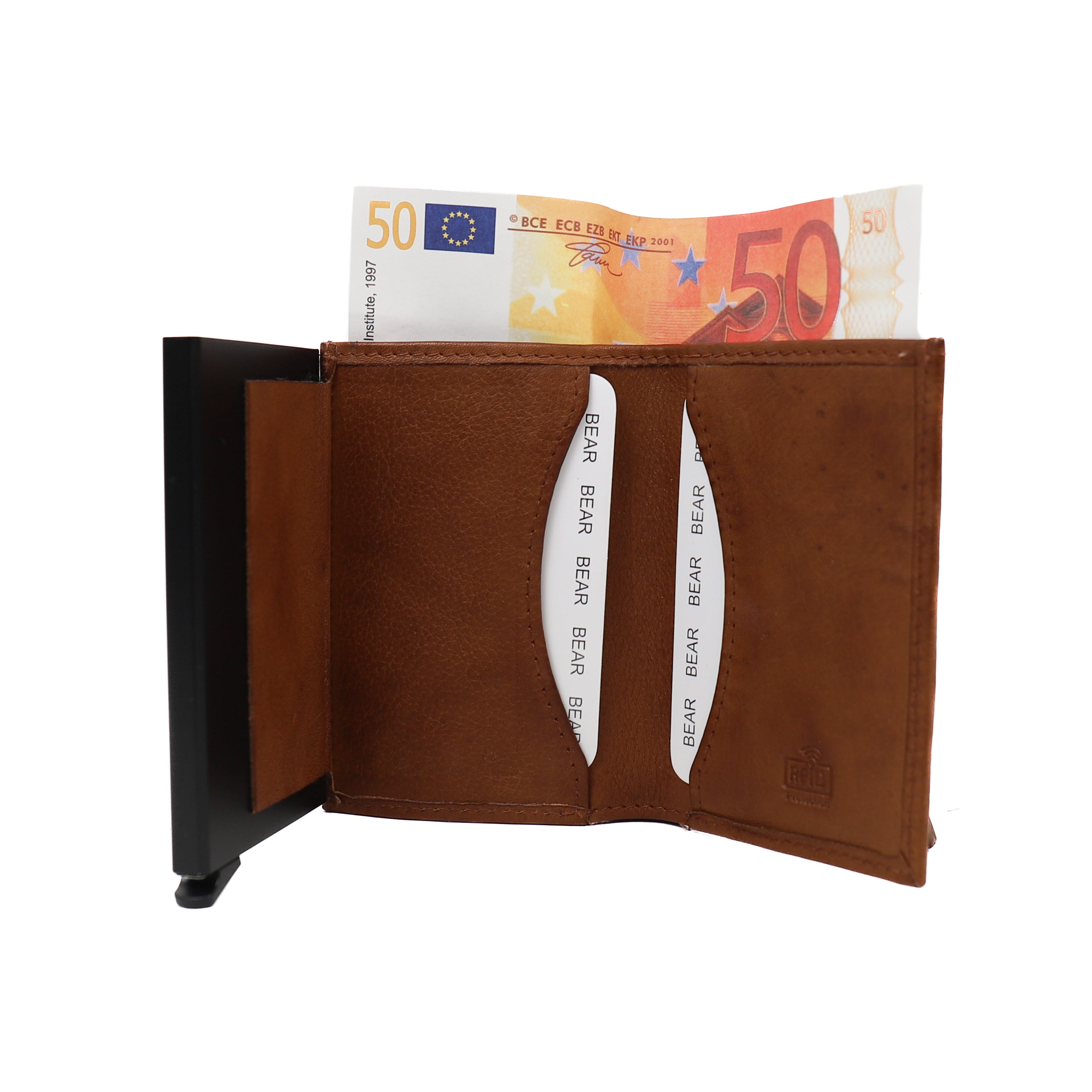 Pasjeshouder 'Frits' cognac Cognac