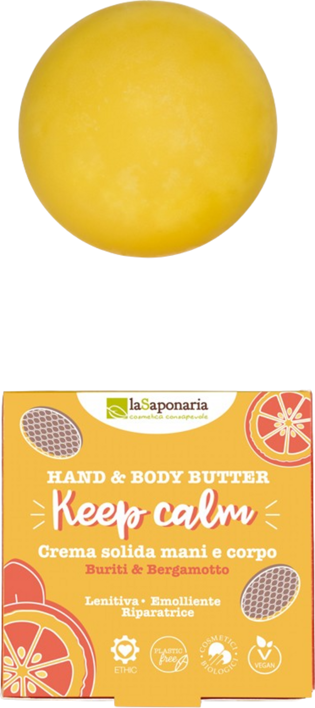 La Saponaria  Feste Hand- & Körperbutter 