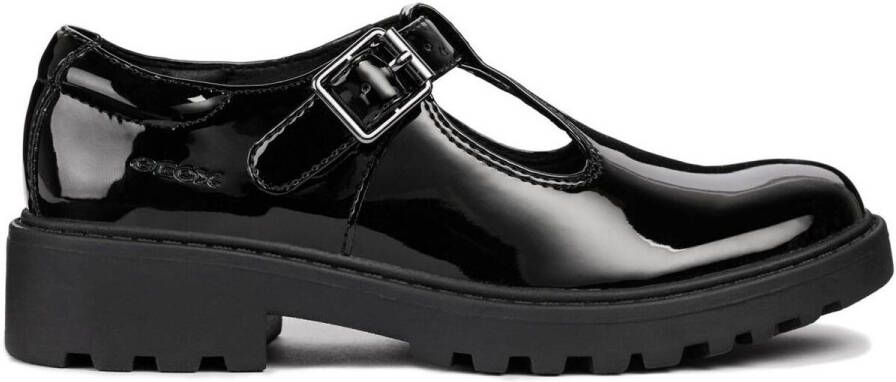GEOX CASEY MEISJES Veterschoenen ZWART