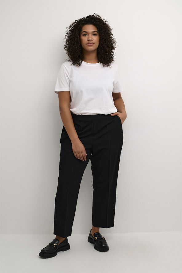 Kaffe Curve KCsakira Cropped Pants Black deep