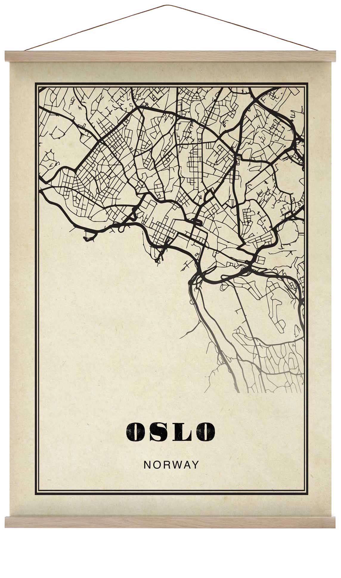Oslo Stadt Sepia