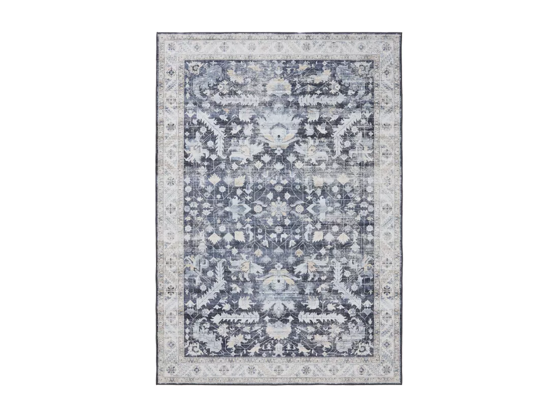 Tapis lavable George Bleu 140x200 cm