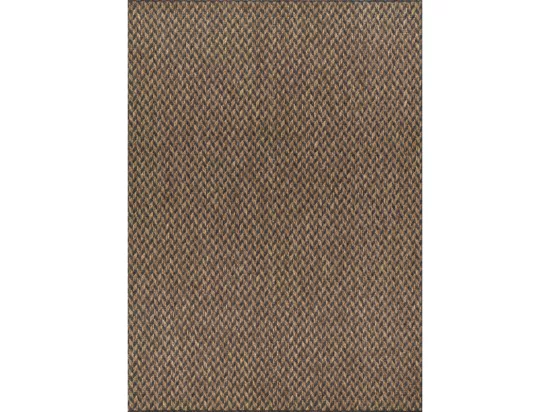 Tapis extérieur effet jute bicolore CARACAS 27 Noir 200*290