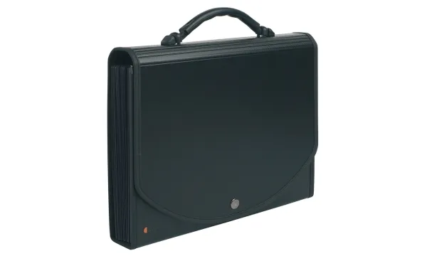 Harmonikamappe Exactive® A4 sort