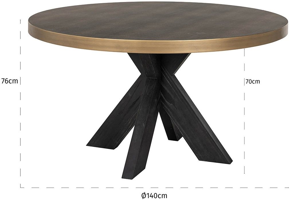 Eettafel 212355 Bloomville ⌀140  x H76 cm