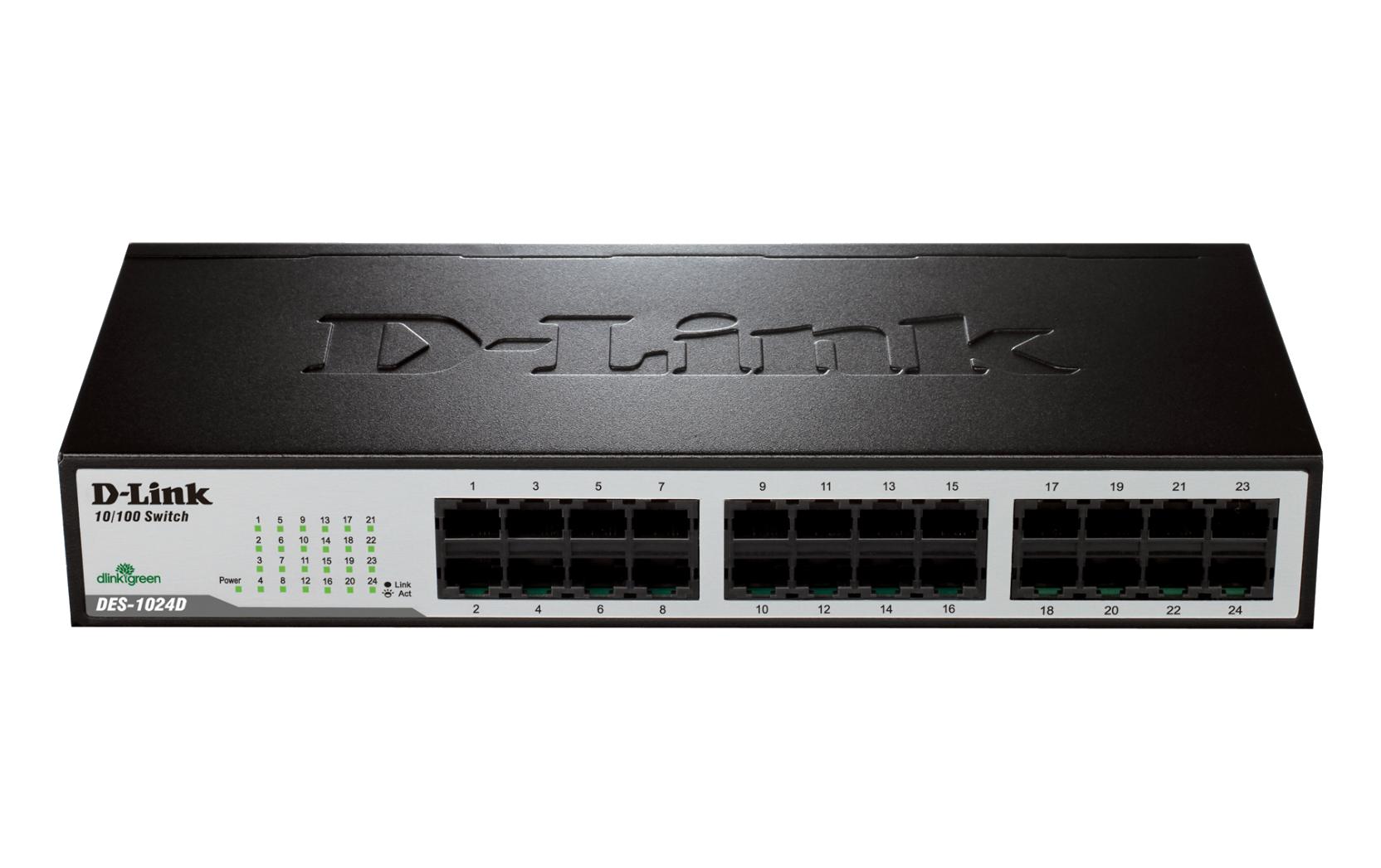 Switch DES-1024D 24 Port24-Port Fast Ethernet Switch, Auto Uplink