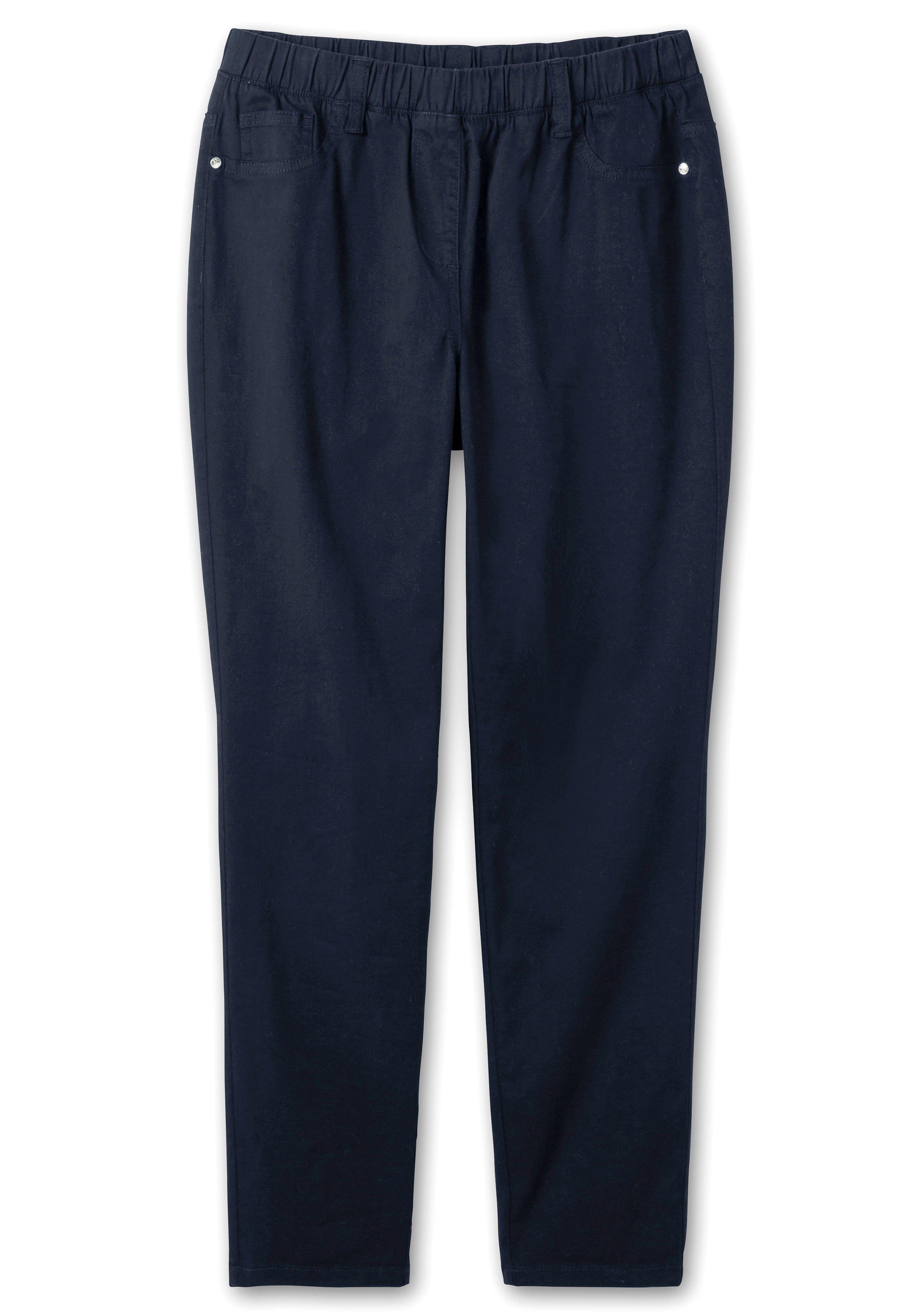 Twillhose mit Schlupfbund, in schmaler Beinform