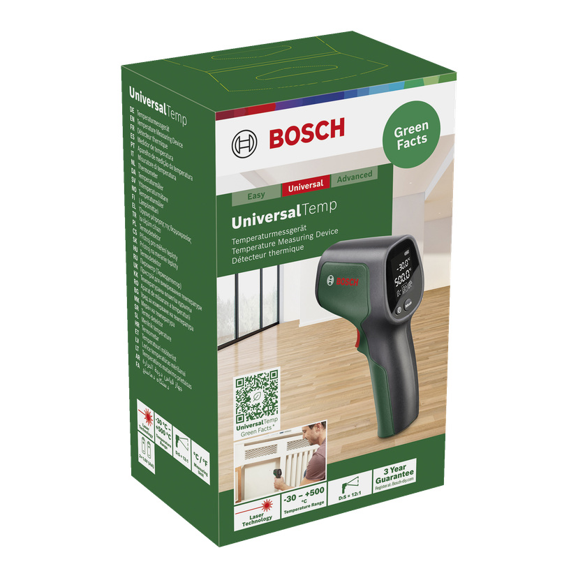 IR-termometer -30 °C - +500 °C