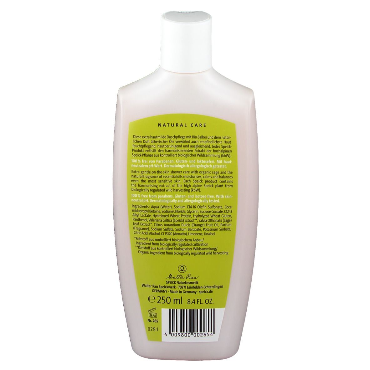 SPEICK Natural Dusch Gel Sensitive