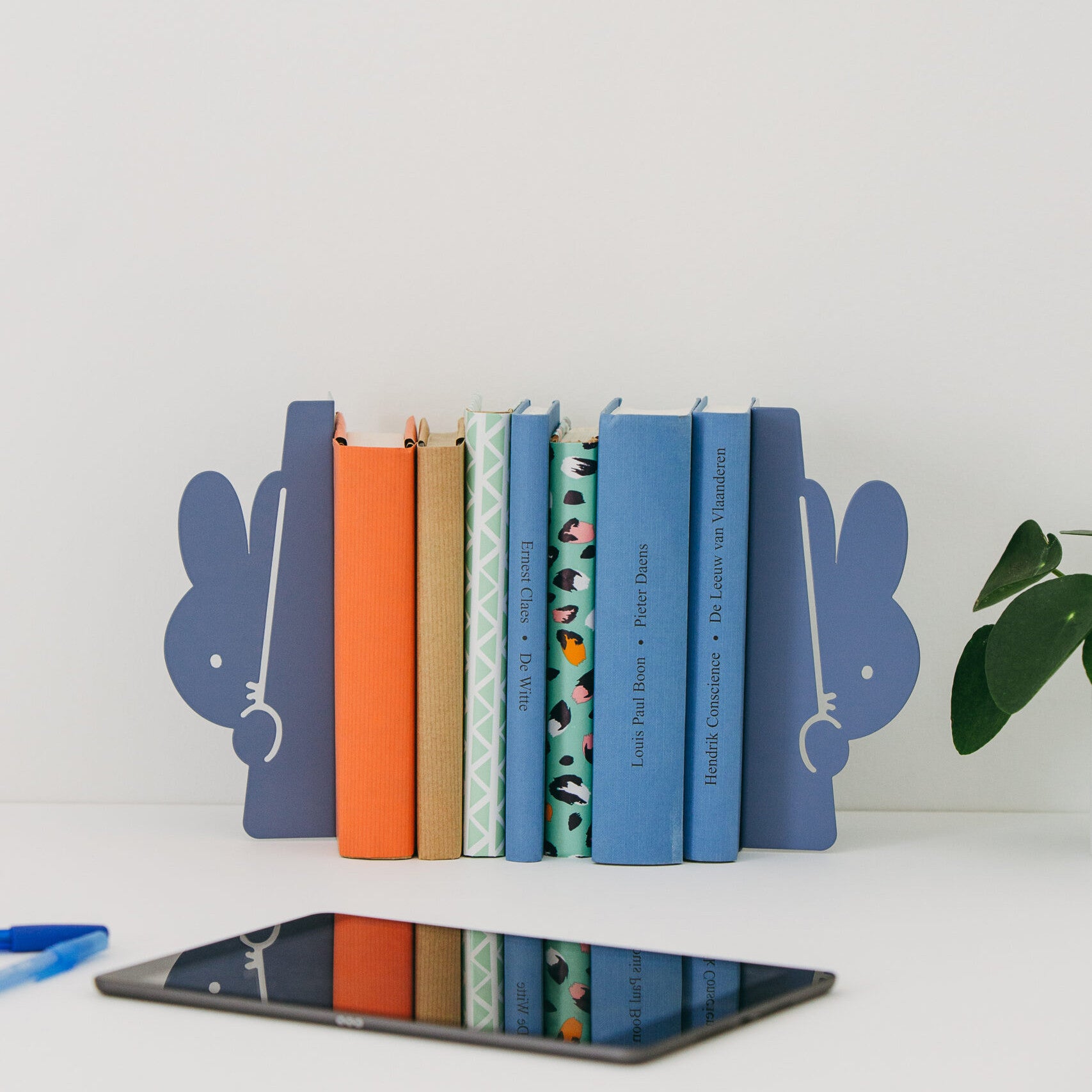 Miffy Peek-a-boo Buchstütze - Blau